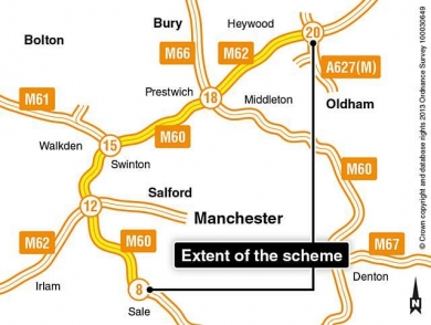 M60, M62, smart motorway