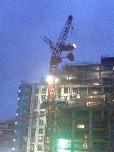 Crane boom ealing