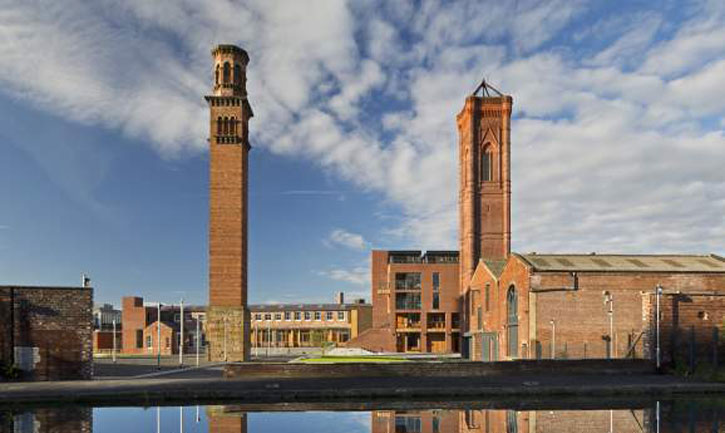 Tower works site in Leeds
