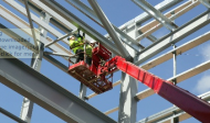 Steelwork steel construction workers theme