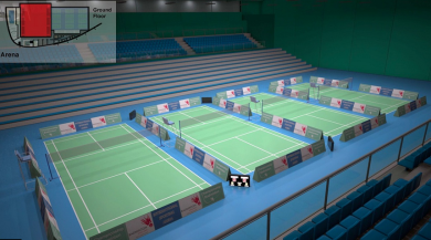 National badminton arena