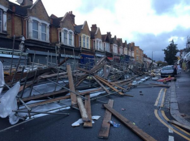 Leyton scaffold collapse