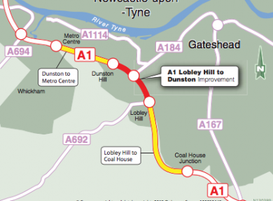 A1 Gateshead Improvement