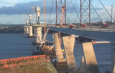 Forth Queensferry Crossing bride