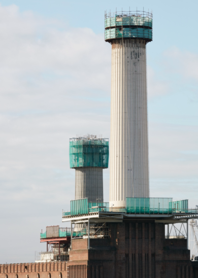 Battersea Power station chimneys