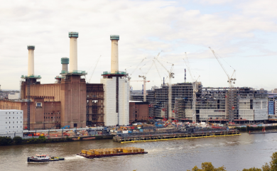 Battersea Power station chimneys