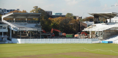 Warner stand demolition