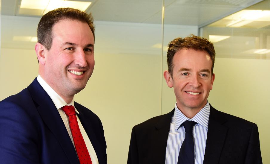 Nick Simpkin, left, has joined as chief executive, alongside deputy chief executive Andrew Telfer