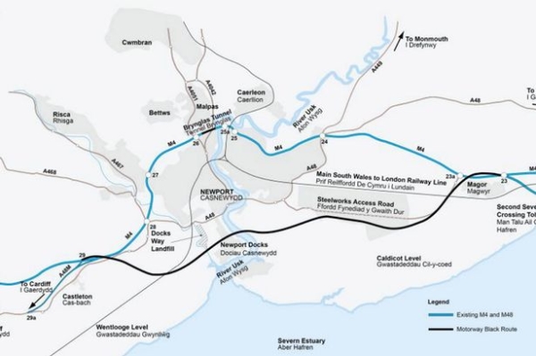 m4 relief road corridor