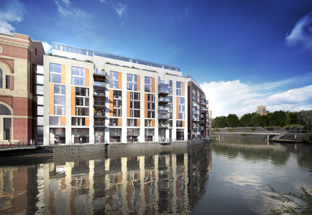The apartment will be built in two blocks at George’s Wharf and Hawkins Lane