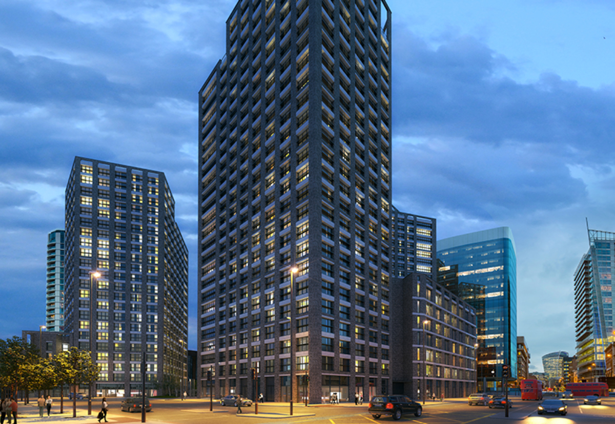 Previously planned phase 2 of Aldgate Place