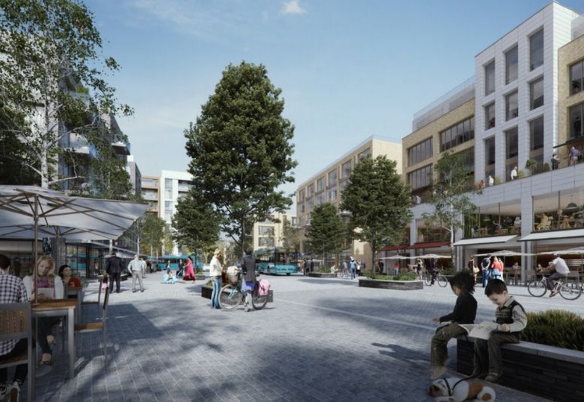 Cheshunt Lakeside urban village plan