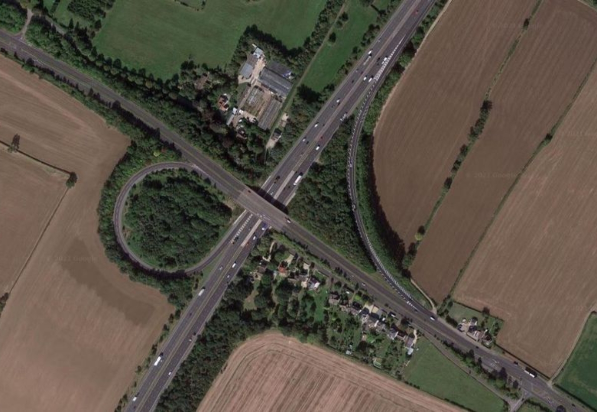 Existing slip roads will be removed to create a new roundabout