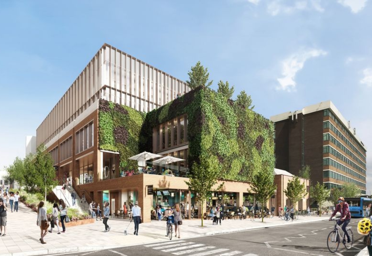 Rackman's building to include a 340 sq m living wall to provide oxygen and help reduce noise levels