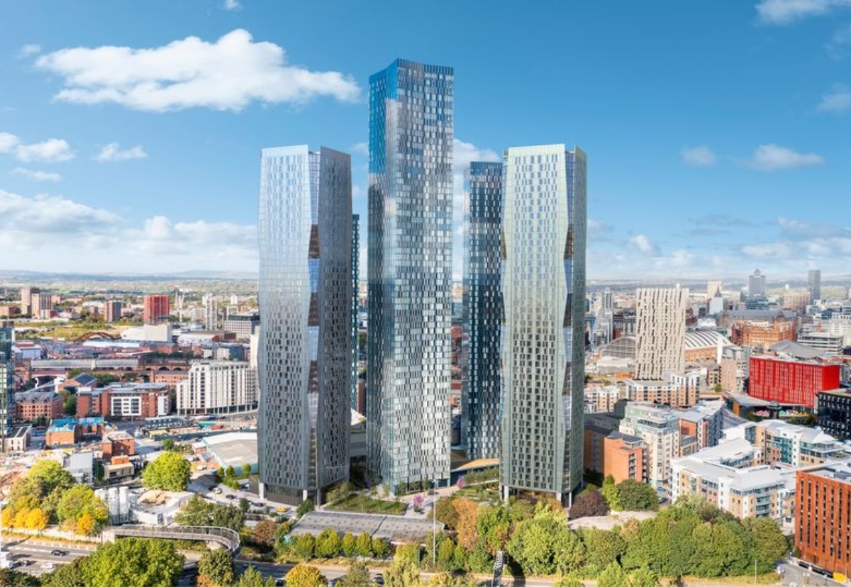 Green light for twin 51-storey Manchester towers thumbnail