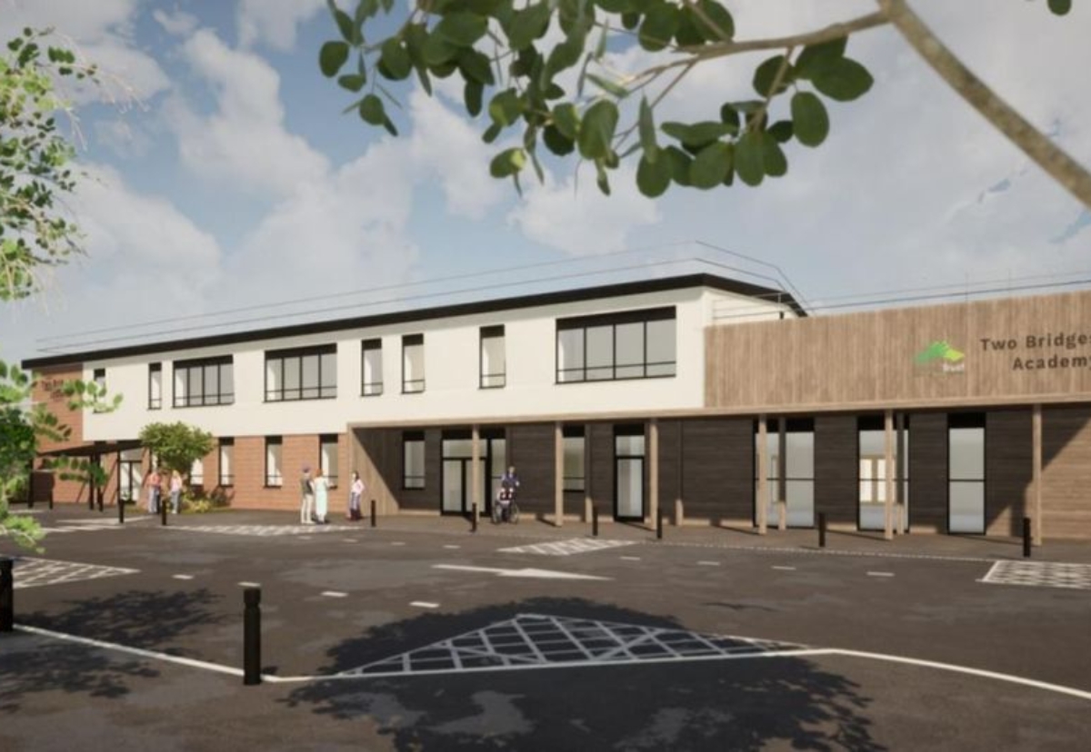 Planned Two Bridges Academy special school in Alveston, South Gloucestershire