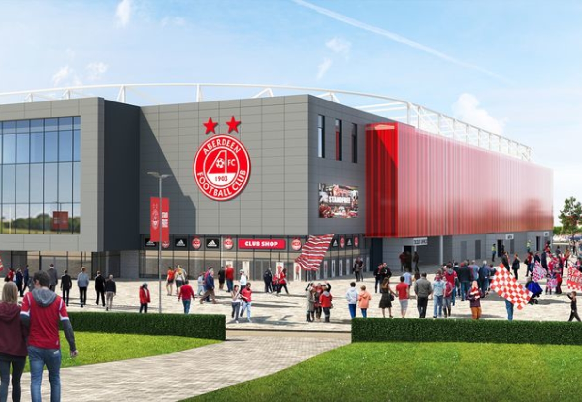 New Dons stadium will be just 200m away from the Aberdeen Western Peripheral Route