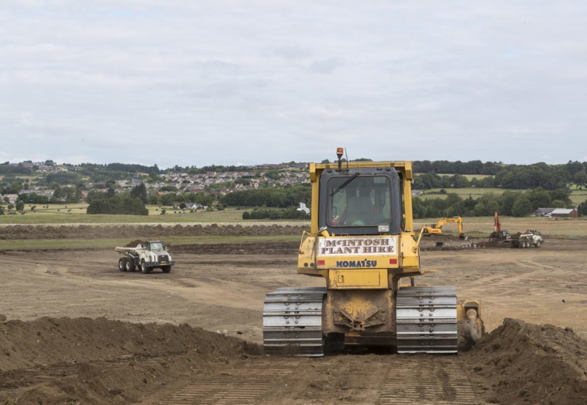 Earthworks are currently underway