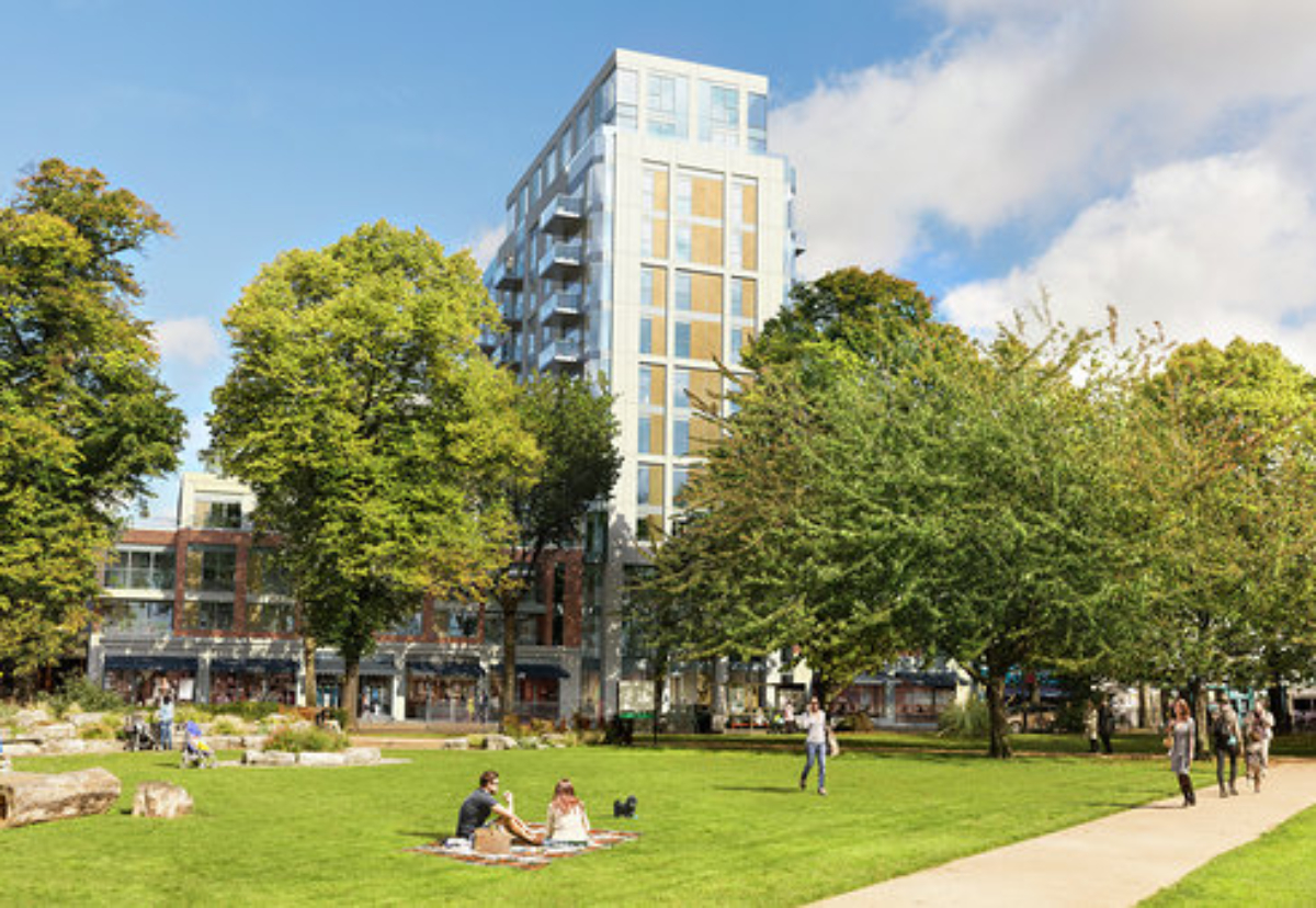Chiswick High Road office to flats scheme designed by Assael Architecture,