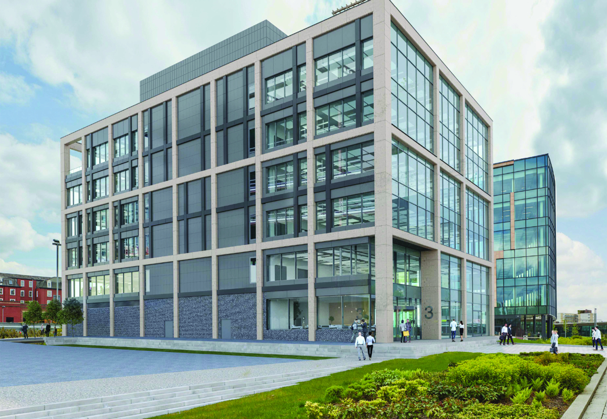 Planned 64,000 sq ft office project