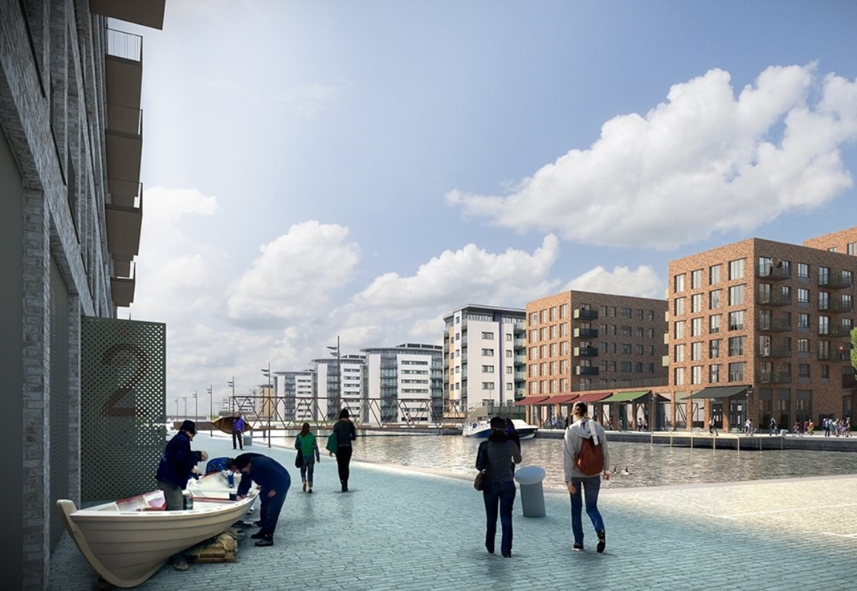 Galliford Try has now secured phase one and two of  Notting Hill housing association's Great Eastern Quays scheme in London's Royal Docks area
