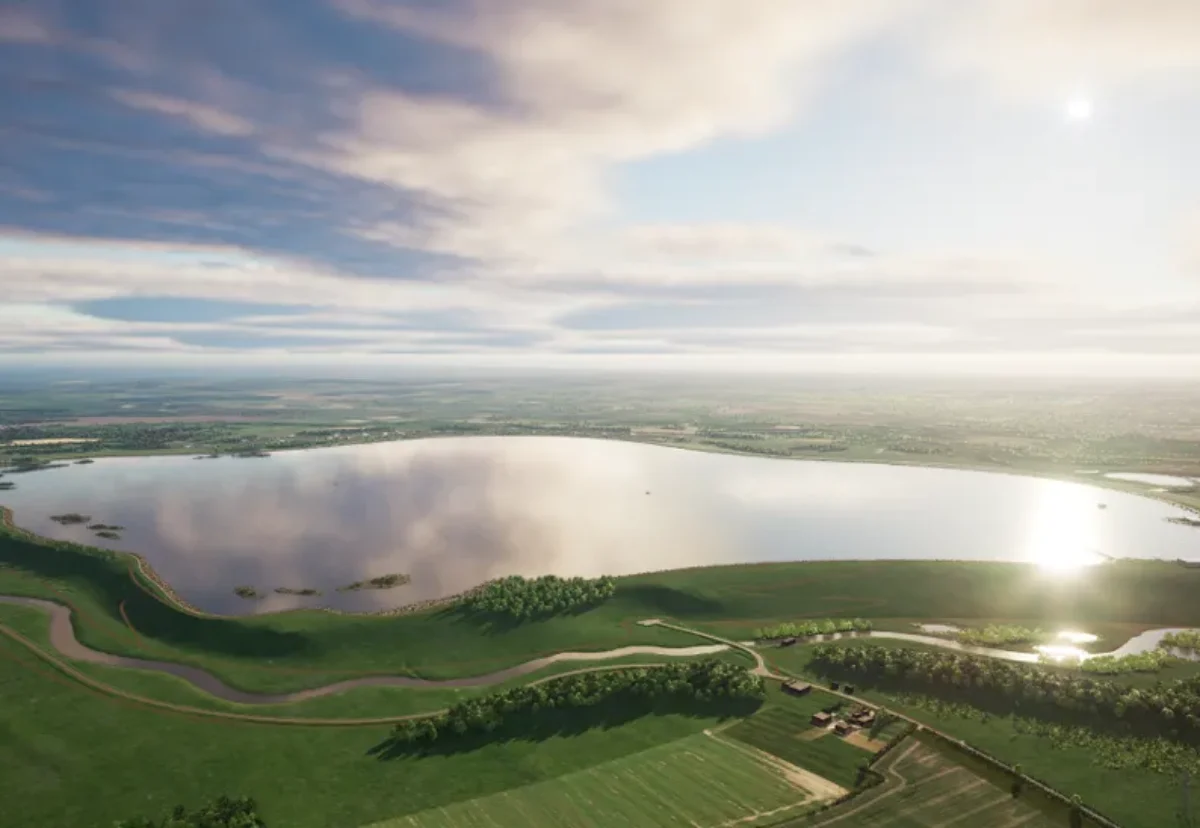 Planned reservoir to south of Oxford, near Abingdon
