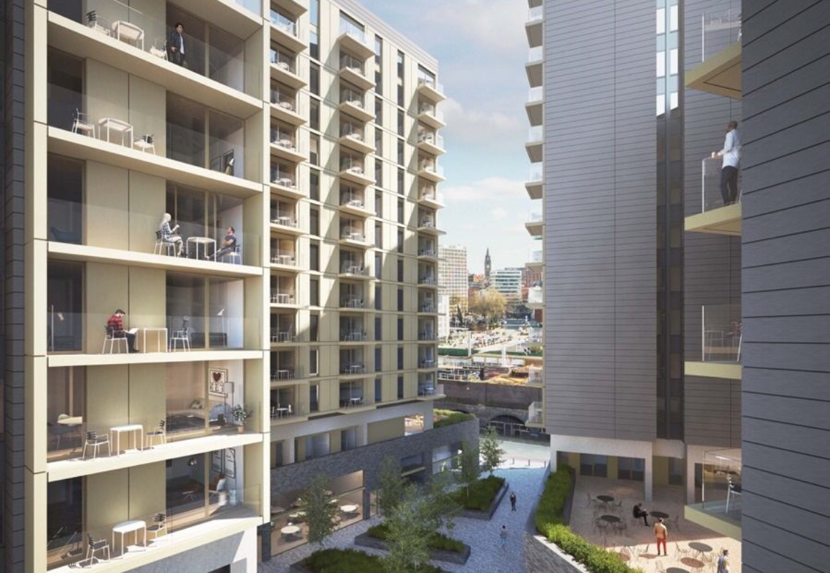 Sir Robert McAlpine has just started work on a 22-storey build to rent scheme in Salford for private rental specialist Grainger