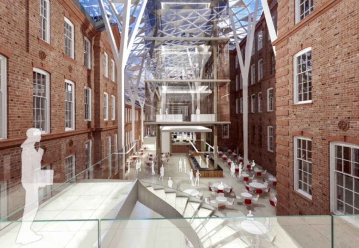 Four-storey atrium space will house laboratories, offices and a café