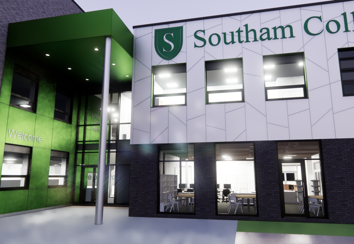 Southam College rebuild to continue while existing school remains opan