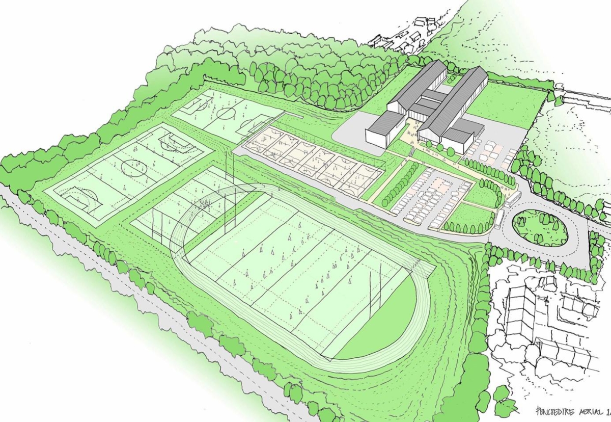 Architect HLM designed the Pencoedtre High School