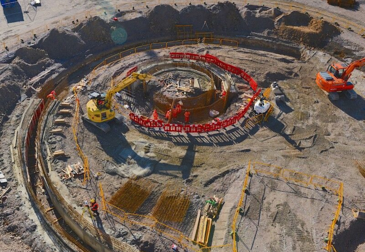 Shaft sinking is well underway at the Woodsmith mine head