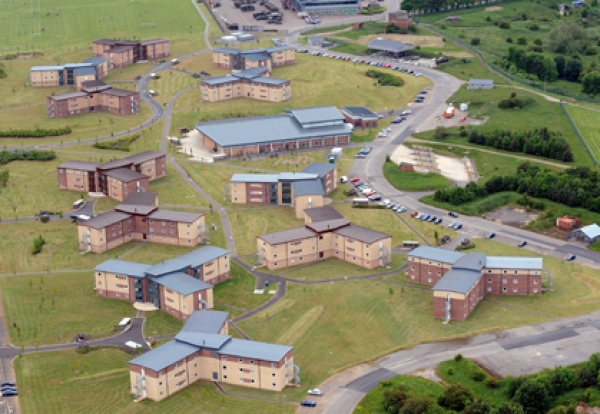 Marne Barracks at the Catterick Garrison