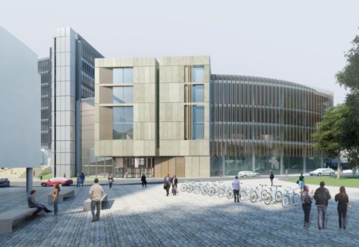 The Learning and Teaching Hub will feature a 500-seat raked lecture theatre