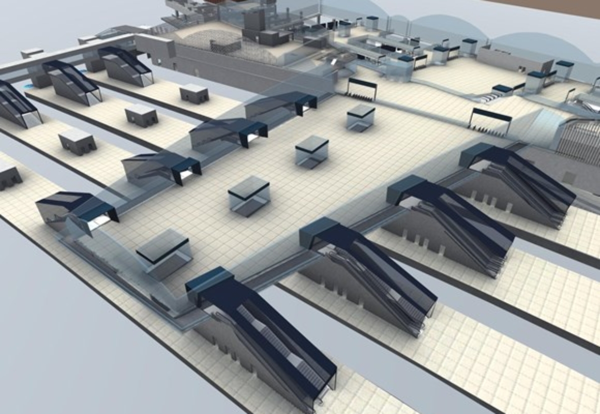 Lifts and escalators design for Old Oak Common