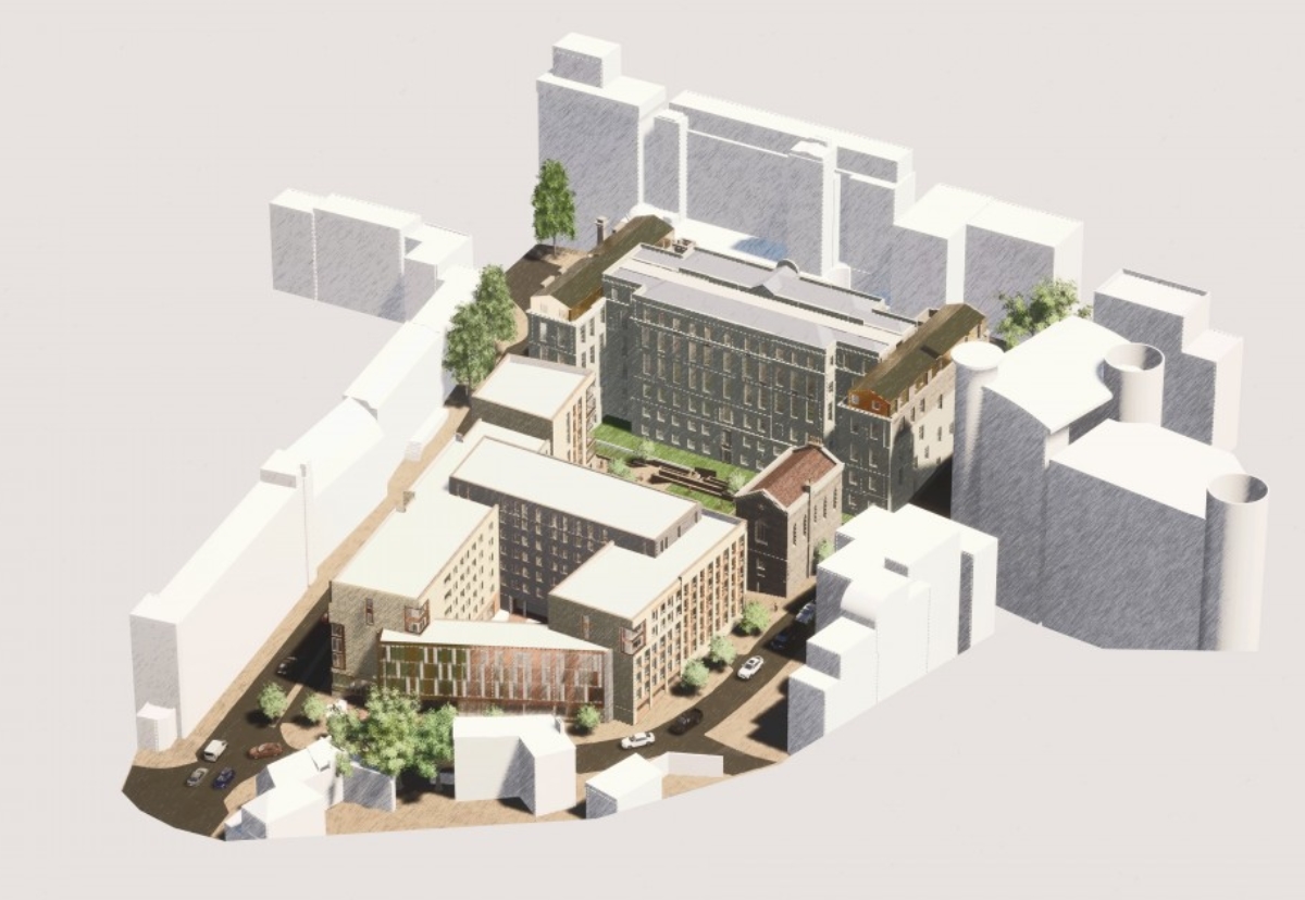 Marlborough Street scheme involves part restoration of the former Georgian hospital and demolition to make way for new blocks