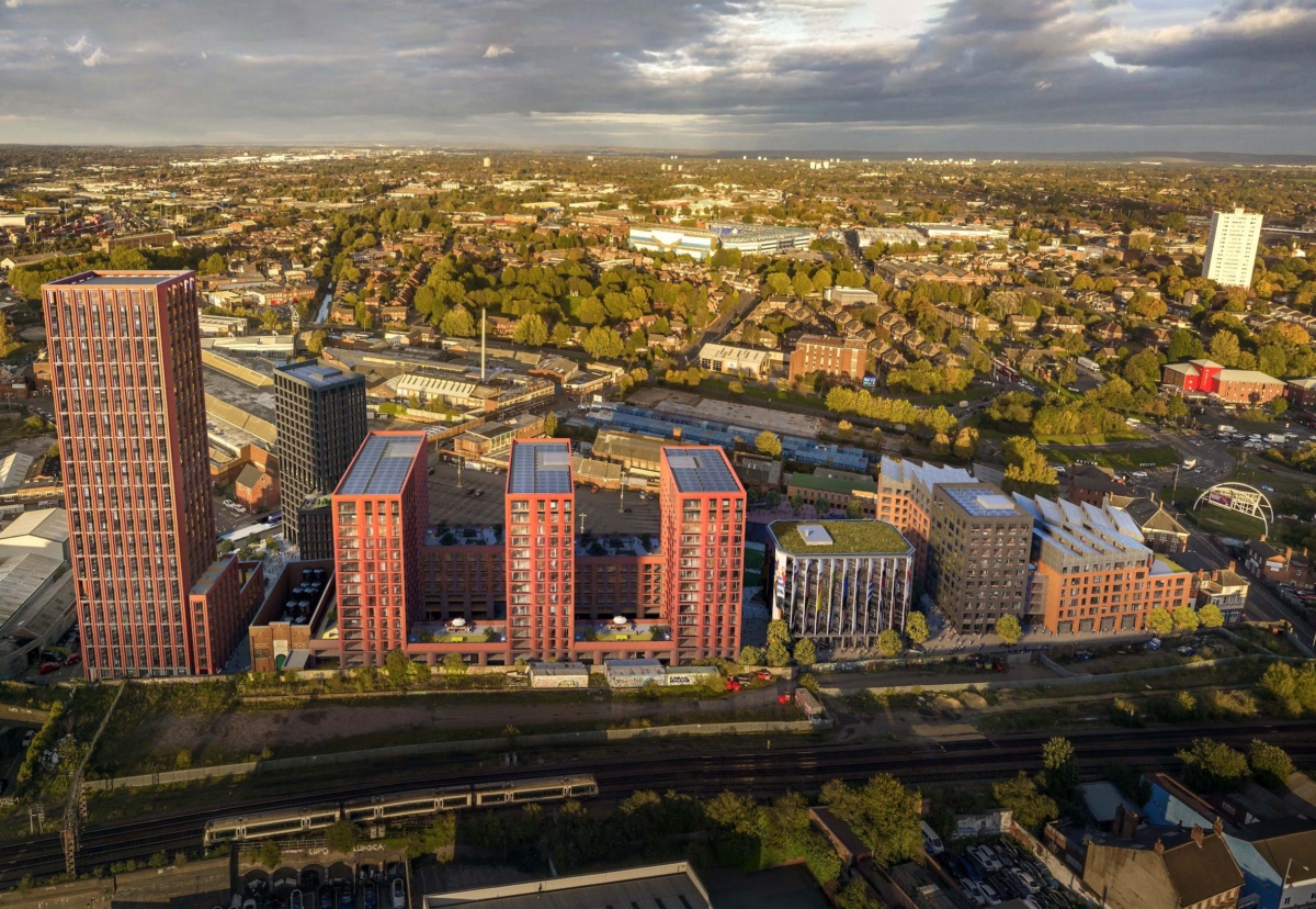 Upper Trinity Street development in Digbeth designed by Corstorphine + Wright Architects