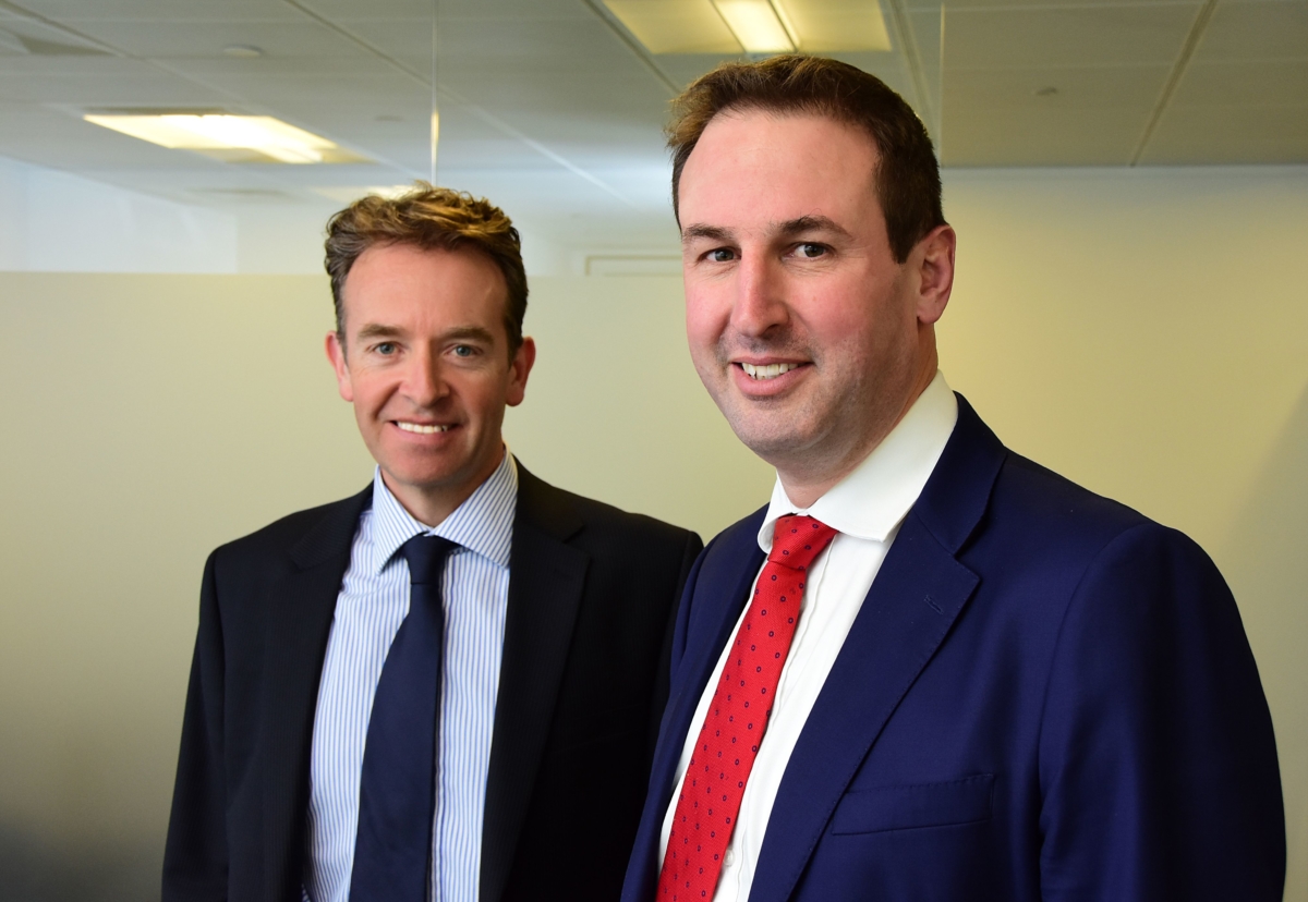 Nick Simpkin (right) joins from Berkeley and will work alongside Andrew Telfer