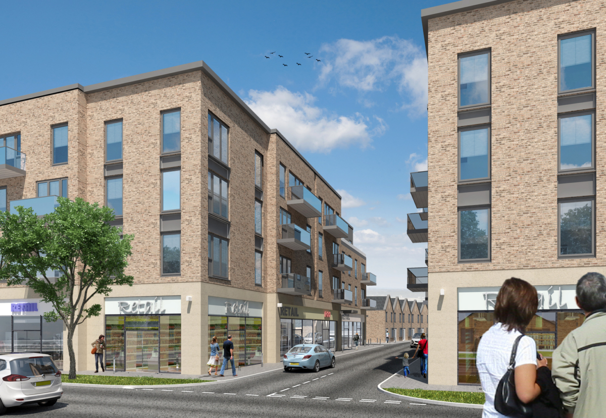 Planned High View neighbourhood centre in Hatfield