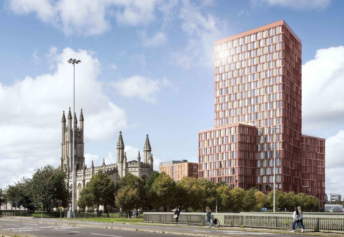 Architect SimpsonHaugh designed the scheme which is Logik's first in Manchester