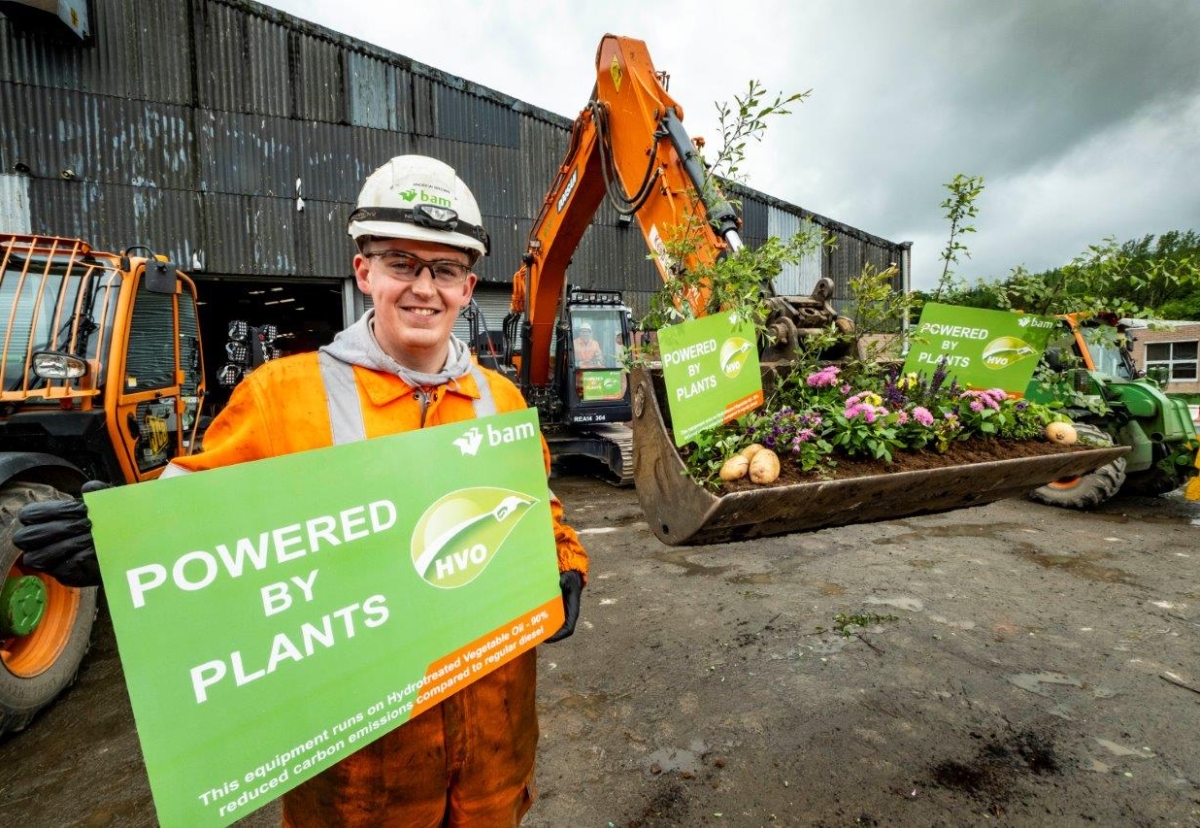 BAM adopts Powered by plants initiative across UK business