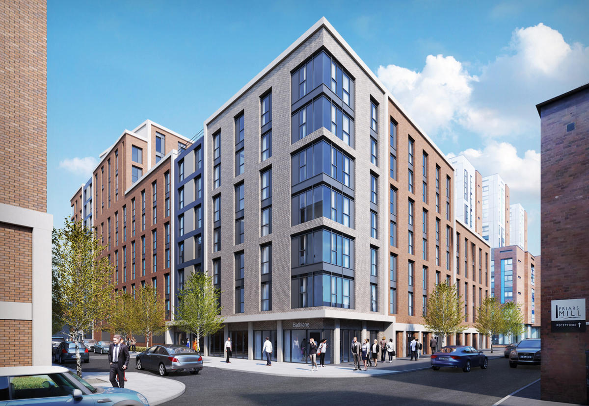 Bath Lane student and rental flats scheme