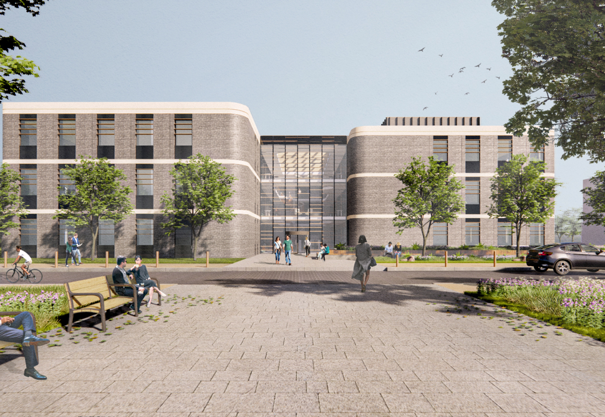 Architect nbbj designed the planned new buildings at Begbroke Science Park
