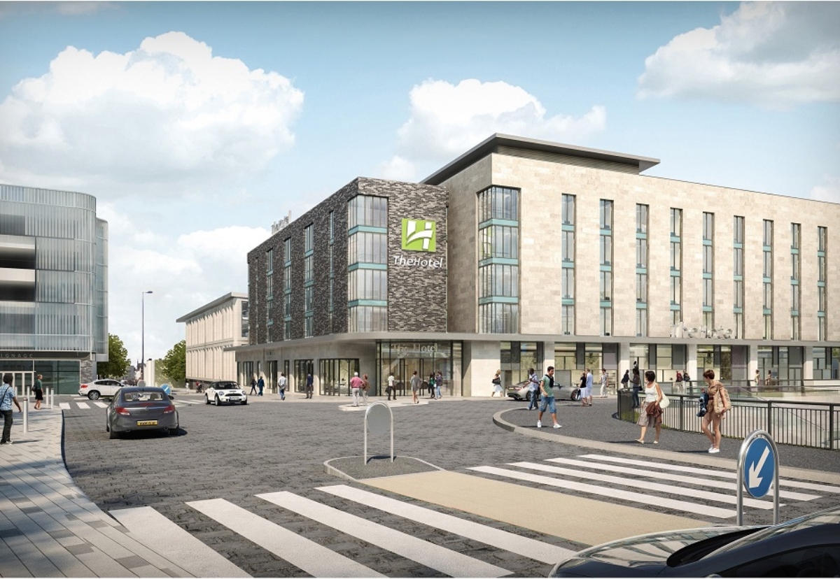 New Holidat Inn hotel forms part of the Talbot Gateway scheme in Blackpool's central business district