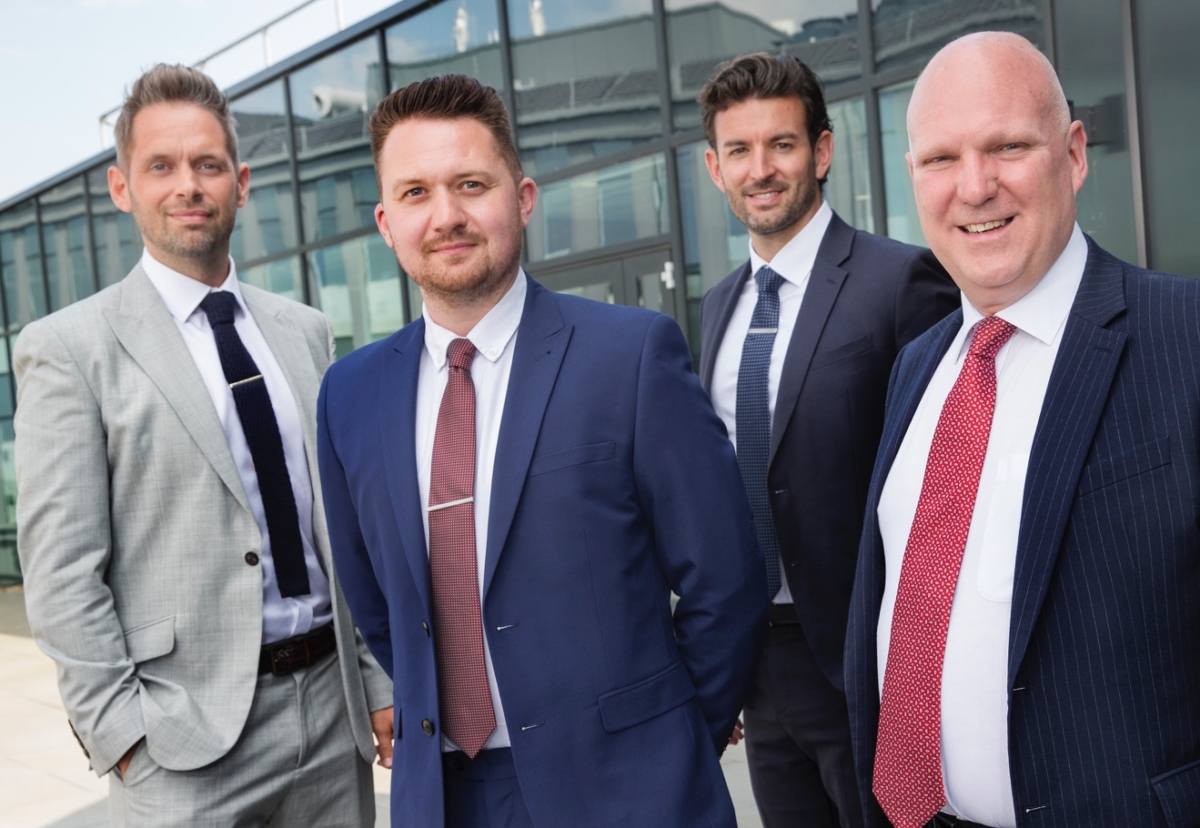 Left to right: James Gundy, Alex Leighton, Alex McCusker and Phil Jardine. 