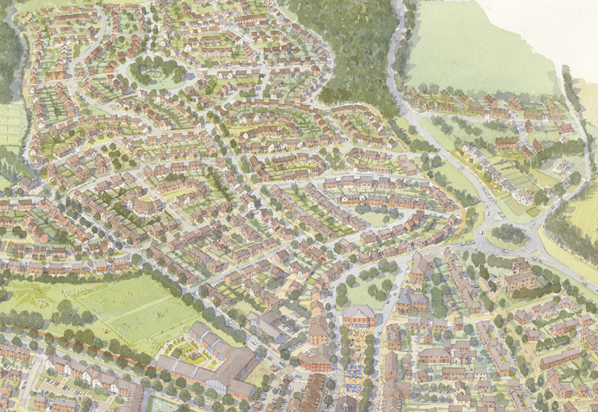 Plans would create a new village in Hampshire
