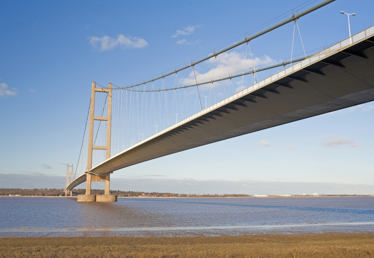 Construction of the 2.2km single-suspension bridge began in 1973 and was opened to traffic in 1981