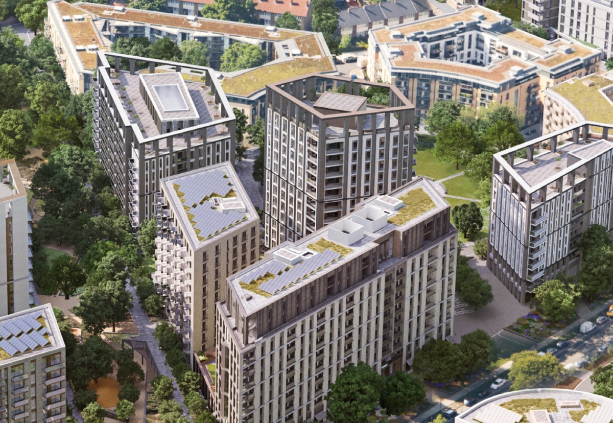 2,500 homes at 17 sites across the Clapham Park Estate