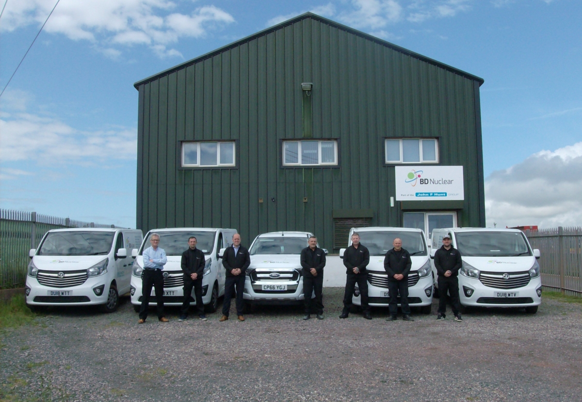 BD Nuclear has invested in new kit for Demtech including a fleet of vans