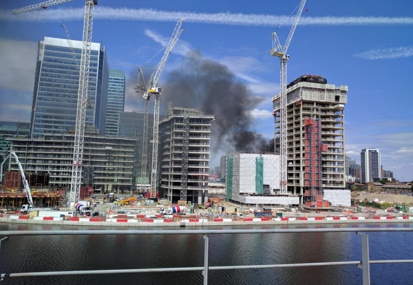 Picture courtesy of London Fire Brigade and Twitter/ @Dole238