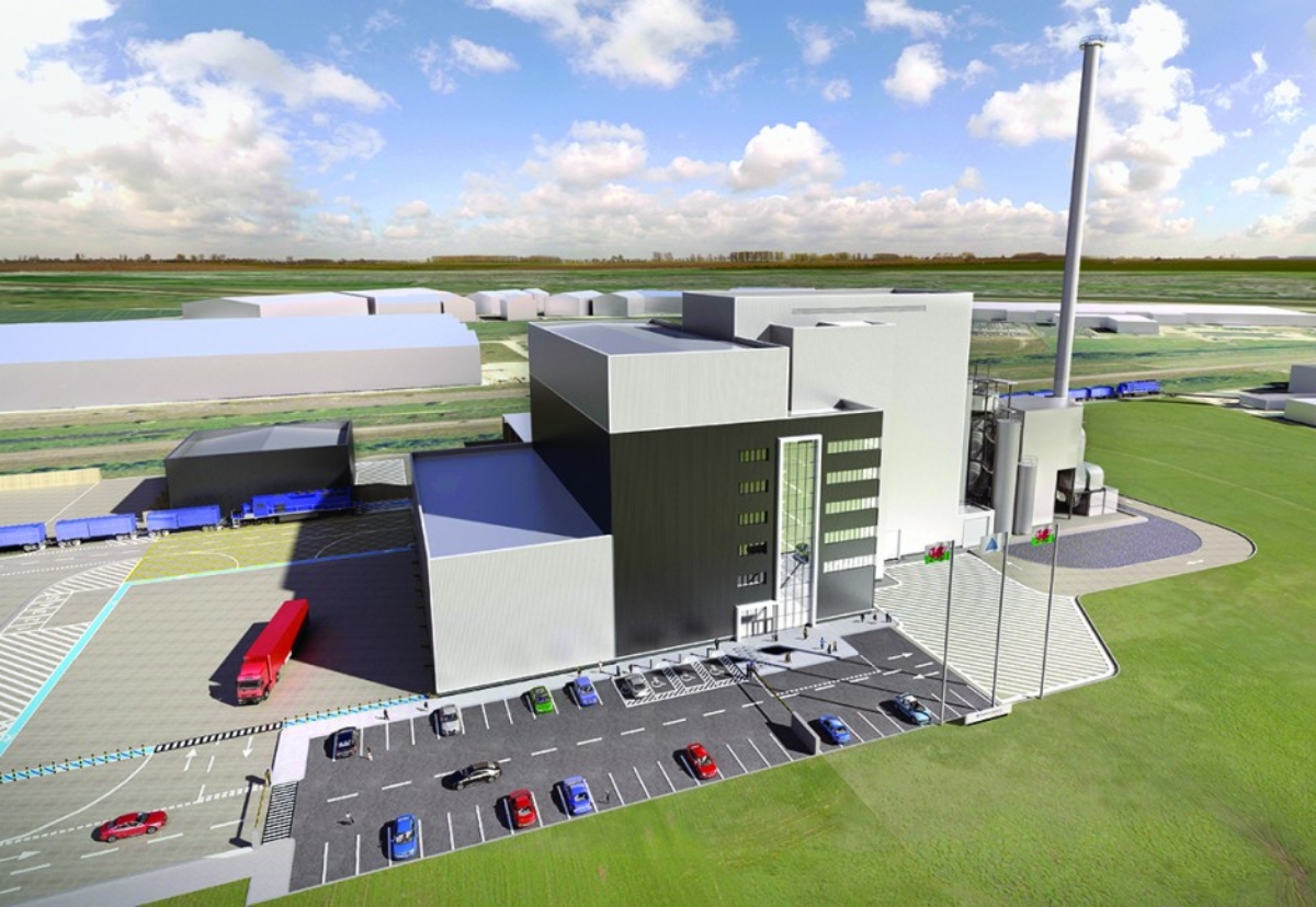 Planned Parc Adfer incinerator in Deeside